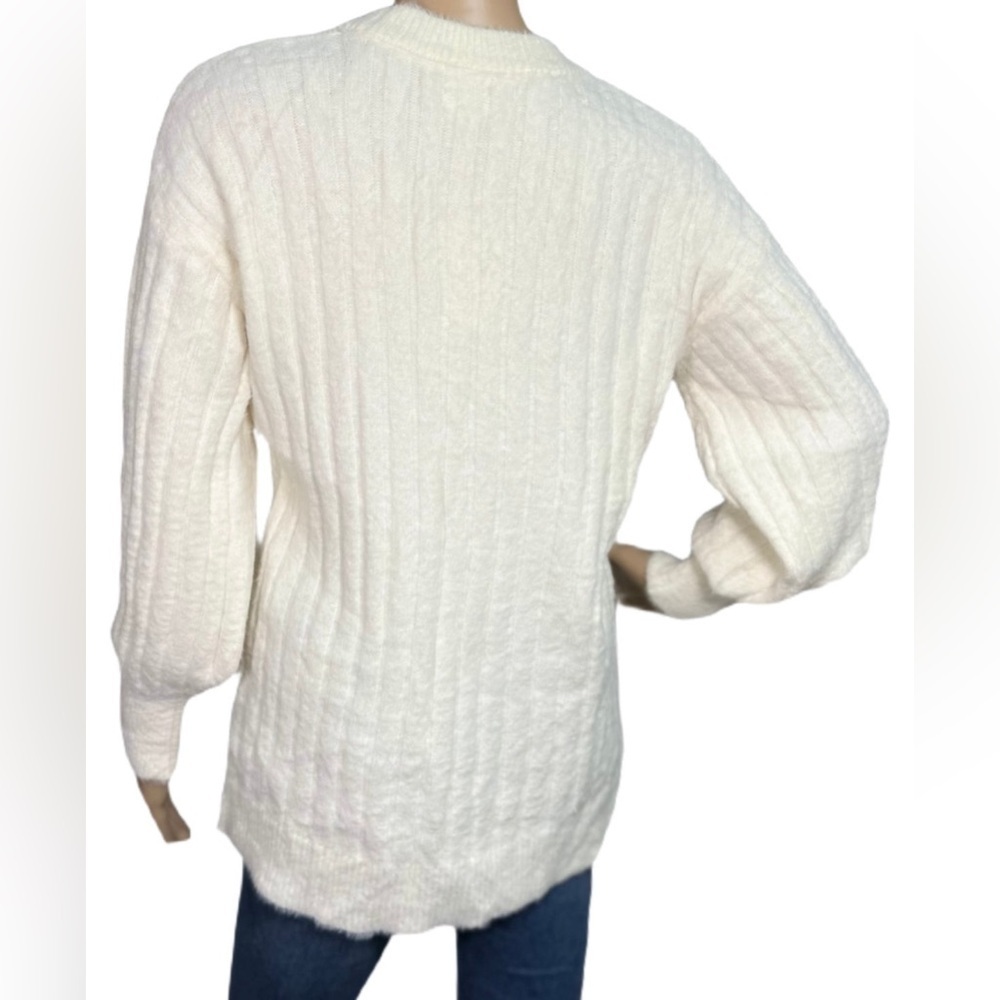 HIPPIE ROSE Ribbed-Knit Eyelash Tunic Sweater - Picture 3 of 3